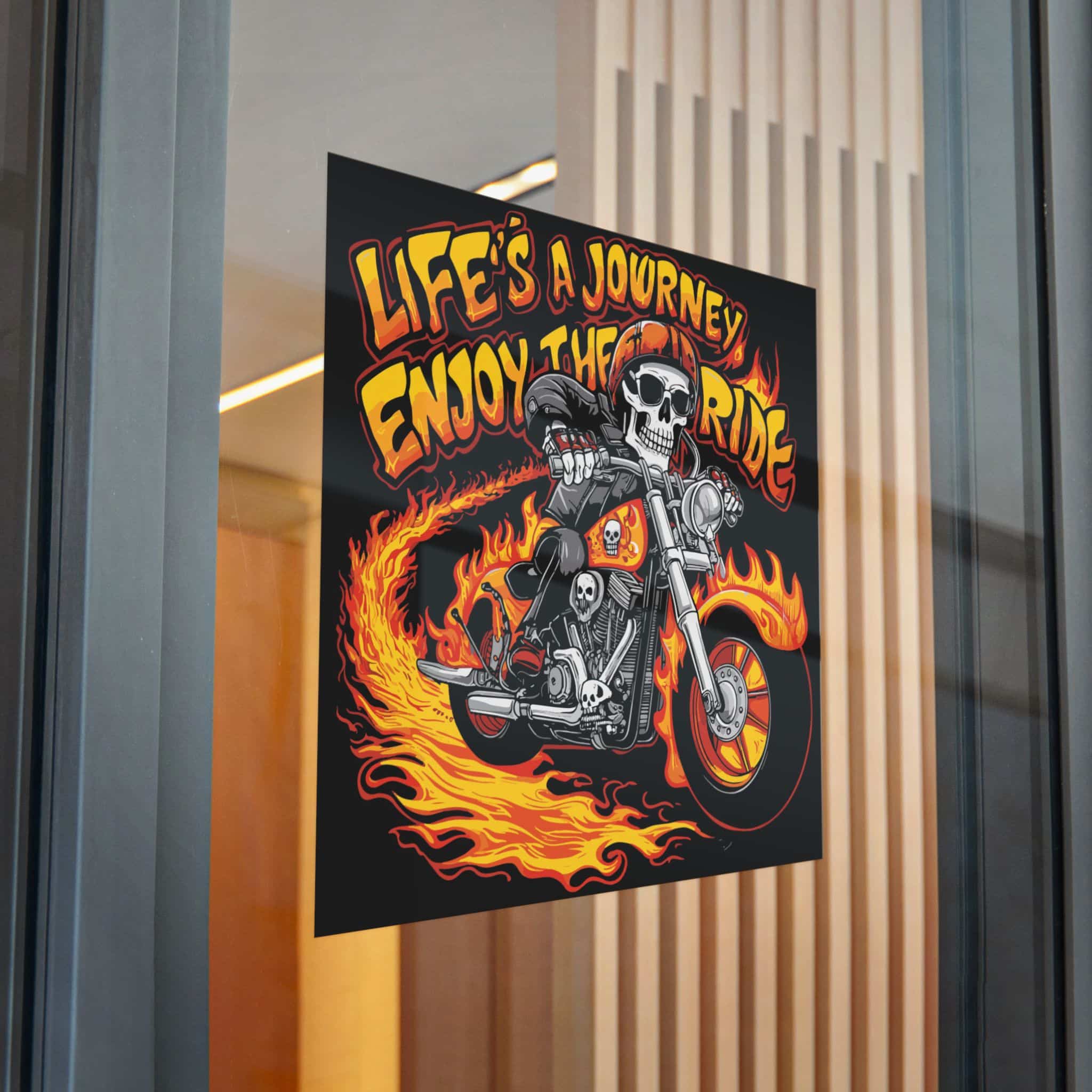 Life's A Journey Enjoy the Ride Die Cut Stickers Dtf - Image 32