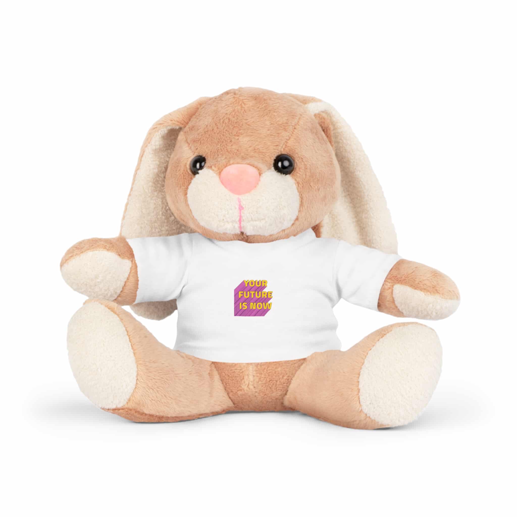 Your Future Is Now Layered Text Png Typography Retro Word Plush Toy With T Shirt - Image 4