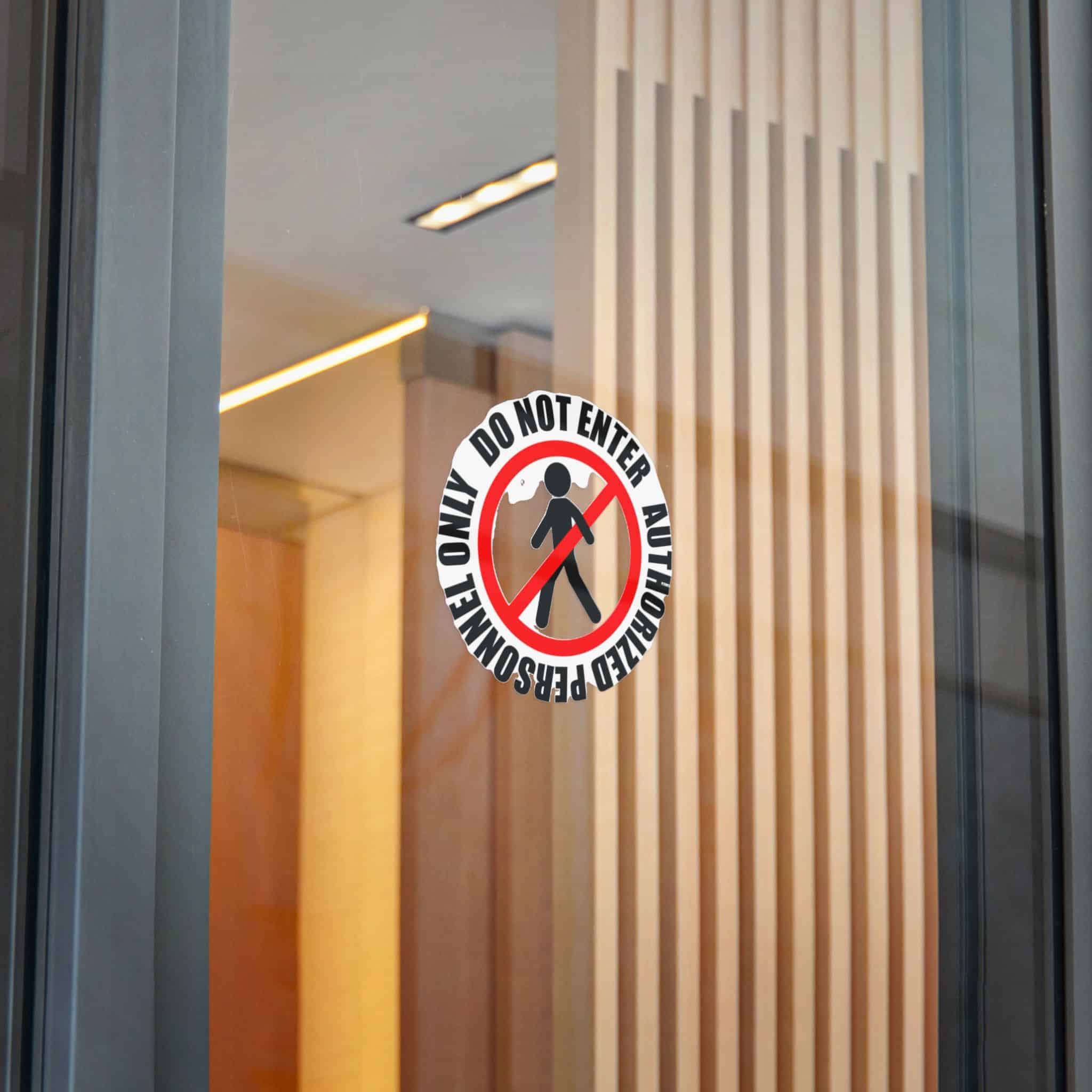 Authorized Personnel Die Cut Stickers Dtf - Image 24